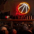 thumbnail image 2 of Letrero de Neón HAJAE Baloncesto LED 32x30 cm Regulable para Decoración de Pared, 2 of 9