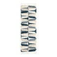 thumbnail image 3 of Unique Loom Hygge Shag Collection Area Rug - Balanced (2' 7" x 8' 2" Runner Blue/Ivory), 3 of 7
