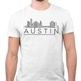 thumbnail image 2 of Skyline Austin Texas Shirt Unisex Large White, 2 of 5
