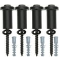 thumbnail image 1 of WHAMVOX 4 Sets Sliding Door Guide Kit Black Plastic for Garage and Farm Use, 1 of 7