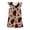 Khaki-2, variant on Shadoumai Girls Dress Size 10 Summer Sleeveless Easter Day Floral Loose Summer Dresses Baby Outfits Girl