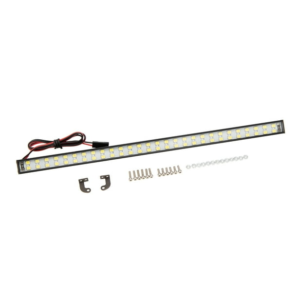 Luz de Techo Superbrillante de 227 Mm y 56 LED Barra de Luces LED para 1/6 RC Coche Sobre Orugas Axial SCX6 Jeep JLU Wrangler Piezas de ActualizacióN