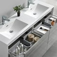 thumbnail image 6 of Fresca Fcb9260-D-I Catania 60" Wall Mounted Double Basin Vanity Set - MultiColor, 6 of 8