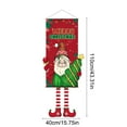 thumbnail image 3 of Meggemo Christmas Hanging Cloth Banner Party Decor Creative Cartoon Printed Backdrop Reusable Multicolor Winter Holiday Decor for Indoor Outdoor Home, 3 of 6