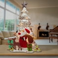 thumbnail image 2 of 16" Lighted Tree Santa Scene, 2 of 3