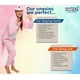 thumbnail image 5 of ¡Onesie Funziez! Disfraz ajustado de dinosaurio rosa de peluche, 5 of 6
