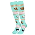 thumbnail image 2 of Cool Socks, Womens, Knee High Compression Socks, Cats Print, 2 of 6