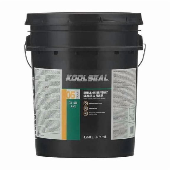 Kool Seal Asphalt Sealer,Pail,Black,5 gal KS0073600-20