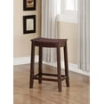thumbnail image 2 of Linon Aubree Backless Wood Counter Stool, 24" Seat Height, Espresso Finish, 2 of 3