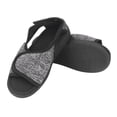 thumbnail image 3 of 1 par de zapatos para diabéticos, zapatillas para diabéticos ajustables de felpa de punto antideslizantes para mujeres embarazadas mayores L se adapta a tallas 43-44, 3 of 5