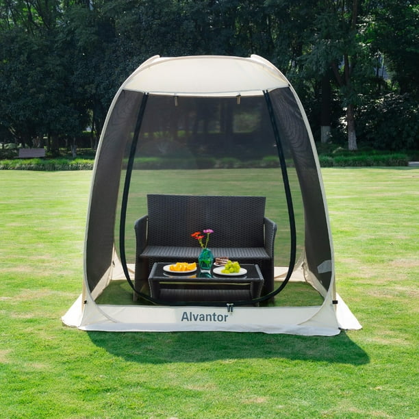 Carpa Casa Alvantor Pop Up Exterior 1.8x1.8 m Beige