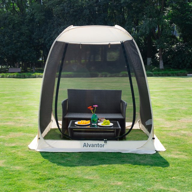 Carpa Casa Alvantor Pop Up Exterior 1.8x1.8 m Beige