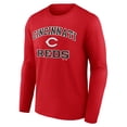 thumbnail image 2 of Men's Logo Athletic Red Cincinnati Reds Heart & Soul Long Sleeve T-Shirt, 2 of 3