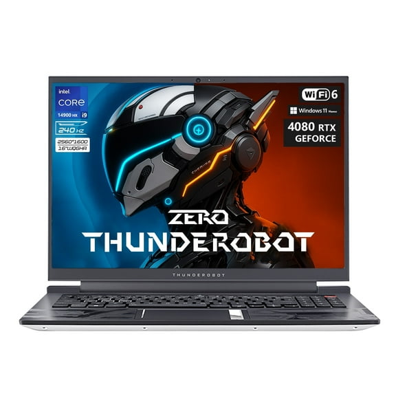 Thunderobot ZERO 16" Gaming Laptop, WQXGA 240Hz, Intel Core i9-14900HX, GeForce RTX 4080, 32GB DDR5 RAM, 1TB SSD, W 11 H, White