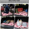 thumbnail image 3 of HUISEFOR Pink Strawberry Car Trunk Mat for Women, 29" x 39" All Weather Trunk Protection Cargo Liner Non-Slip Easy To Clean Universal Fit for Most Cars, 3 of 7