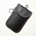 thumbnail image 2 of Protection Car Key, 2 Pieces Mini Car Key Protection Keyless Go Protective Cover Radio Key Shielding Key Case Leather Key Case Key Bag Radiation Prote, 2 of 5