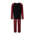 thumbnail image 3 of Holloyiver Christmas Pajamas For Family Matching Family Sets Christmas Casual Top With Bottom Outfits Home Wear Matching Christmas Pjs For Family Black-Dad, 3 of 8