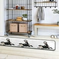 thumbnail image 4 of Dreamtimes Santa Black Girl Hallway Runner Rug 2'x6' Kitchen Rug with Rubber Backing Funny Non Slip Entryway Rug Runner Washable Soft Area Rug for Hallway Bedroom Kitchen Decor, 4 of 6