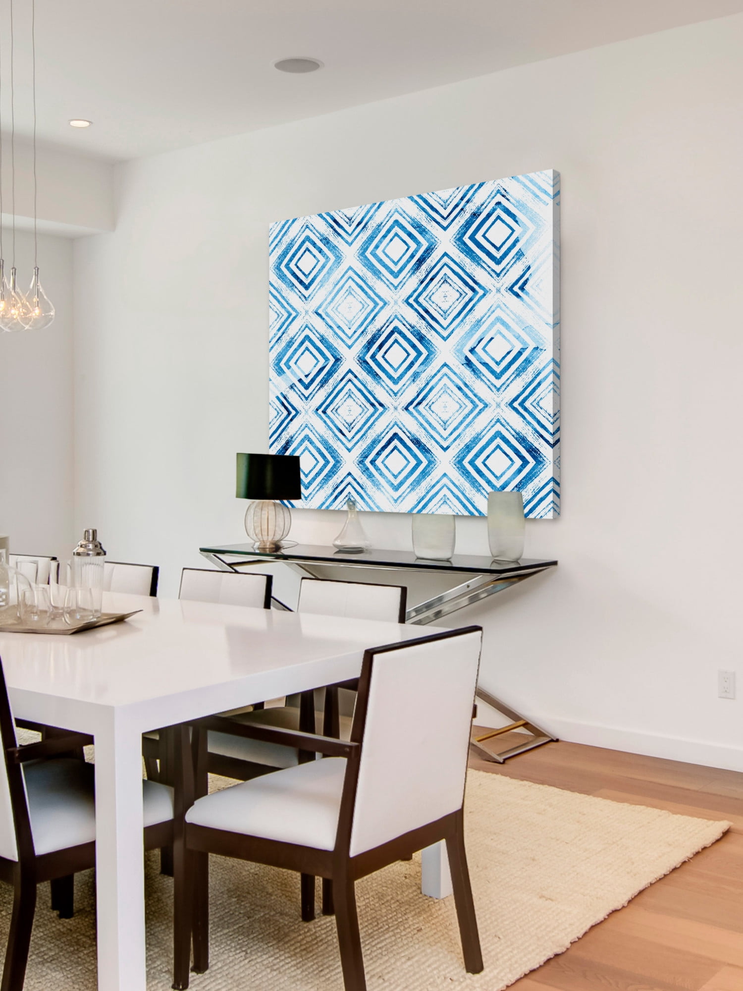 Marmont Hill - "In Depth Squares" Painting Print on Wrapped Canvas