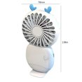 thumbnail image 3 of Refrigerador de aire de escritorio portátil de 800 mAh con ventilador pequeño de mano para acampar, ir de excursión, pescar Likrtyny Libre de BPA, 3 of 8