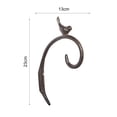 thumbnail image 5 of ruhuadgb Wall Hook Elegant  Wind Chimes Wall Plant Hook Wind-proof Durable for Lanterns, 5 of 7