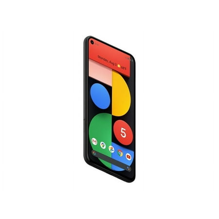 Google Pixel 5 - 5G smartphone - RAM 8 GB / 128 GB - OLED display - 6" - 2340 x 1080 pixels - 2x rear cameras 12.2 MP, 16 MP - front camera 8 MP - Verizon - just black
