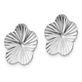 thumbnail image 2 of 14K White Gold Earring Stamping Women'S 7 mm Fancy Jackets, 2 of 3