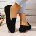 thumbnail image 5 of Wowcloth Women's Loafers – Comfortable Round Toe Flat Shoes with Solid Color Shallow Cut Design, Vintage Style Casual Fashion Footwear for Spring and Autumn Outdoor Wear, 5 of 9