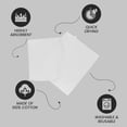 thumbnail image 2 of SupremePlus Premium Huck Towels 15" x 30" Window Commercial Lint-Free Multipurpose 100% Cotton Household Cleaning Cloths & Wipes, White, 100 Count, 2 of 9