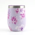 thumbnail image 5 of Hi Peach Layne, Mother's Day Gift Set, Purple Floral Wine Tumbler with Nail File, 5 of 10
