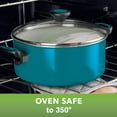 thumbnail image 2 of Go Healthy! by Farberware Nonstick Aluminum Cookware Pots and Pans Set, 14-Piece, Aqua, 2 of 12