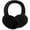 Black, variant on 7.9x5.5In Faux Fur Warm Earmuff,Reusable Foldable Earmuff for Children,Beige Ear Cover for Winter Women,Children,Kids
