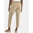 thumbnail image 4 of Time and Tru Women's Tapered Pull on Pants, 27" Inseam, Sizes XS-XXXL, 4 of 5