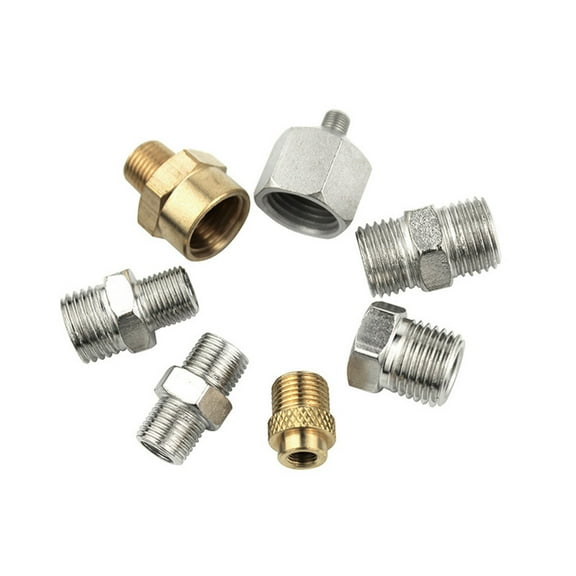 Airbrush Connector Suite with 7 Professional Adapters for Air Hose Coupler Use