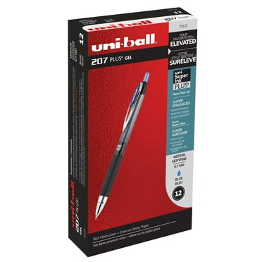 uniball - Bolígrafos de gel 207 Signo Gel con punta media de 0.028in