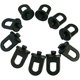 thumbnail image 1 of Ganchos colgantes de plástico para invernadero, ganchos, accesorios de jardín (1set (50pcs), verde), 1 of 2