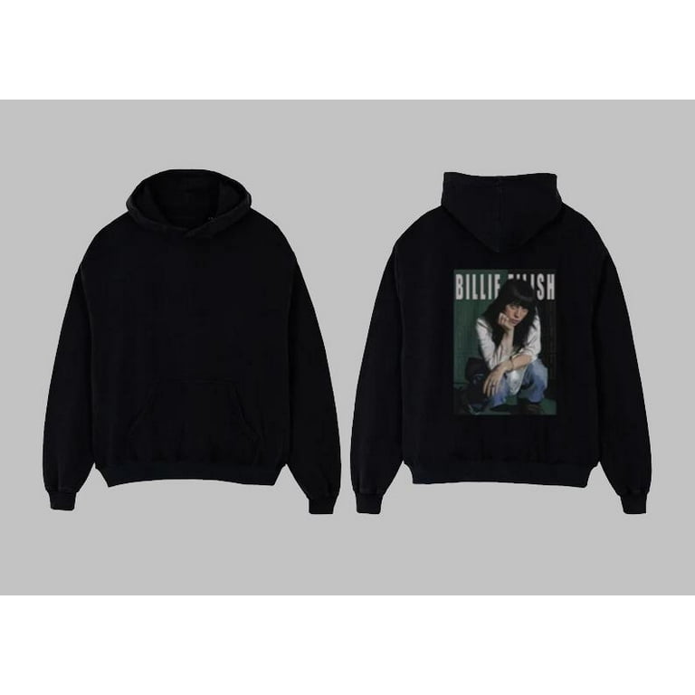 Billie eilish merch black hoodie hotsell