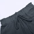 thumbnail image 7 of WAYUTE Shorts for Women Fashion Spring and Fall Solid Color High Waist Pocket Wide Leg Cargo Shorts Casual Loose Fit Summer Dailywear, 7 of 7