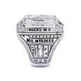 thumbnail image 2 of Anillo de campeonato de los Bucks de Milwaukee Anillo de decoración del campeonato de los Bucks JAMW Sencillez, 2 of 3