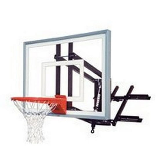 First Team RoofMaster III Steel-Acrylic Roof Mounted Adjustable Basketball System44; Black