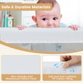 thumbnail image 2 of Babyjoy 59'' Breathable Safety Bed Rail Guard Toddlers Kids Baby Swing Down Bedrail White, Overall Dimension: 59"L x 16"W x 16.5"H, 2 of 7