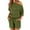 Olive Green, variant on IROINNID Jumpsuit Shorts for Women Spring And Summer Solid Color One Shoulder Loose Fitting One-piece Shorts,Red