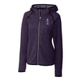 thumbnail image 2 of Women's Cutter & Buck  Heather Purple Kansas State Wildcats Vault Mainsail Full-Zip Hooded Jacket, 2 of 3
