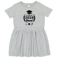 thumbnail image 3 of Inktastic Class of 2038 Grad with Diploma and Graduation Cap Girls Toddler Dress, 3 of 5