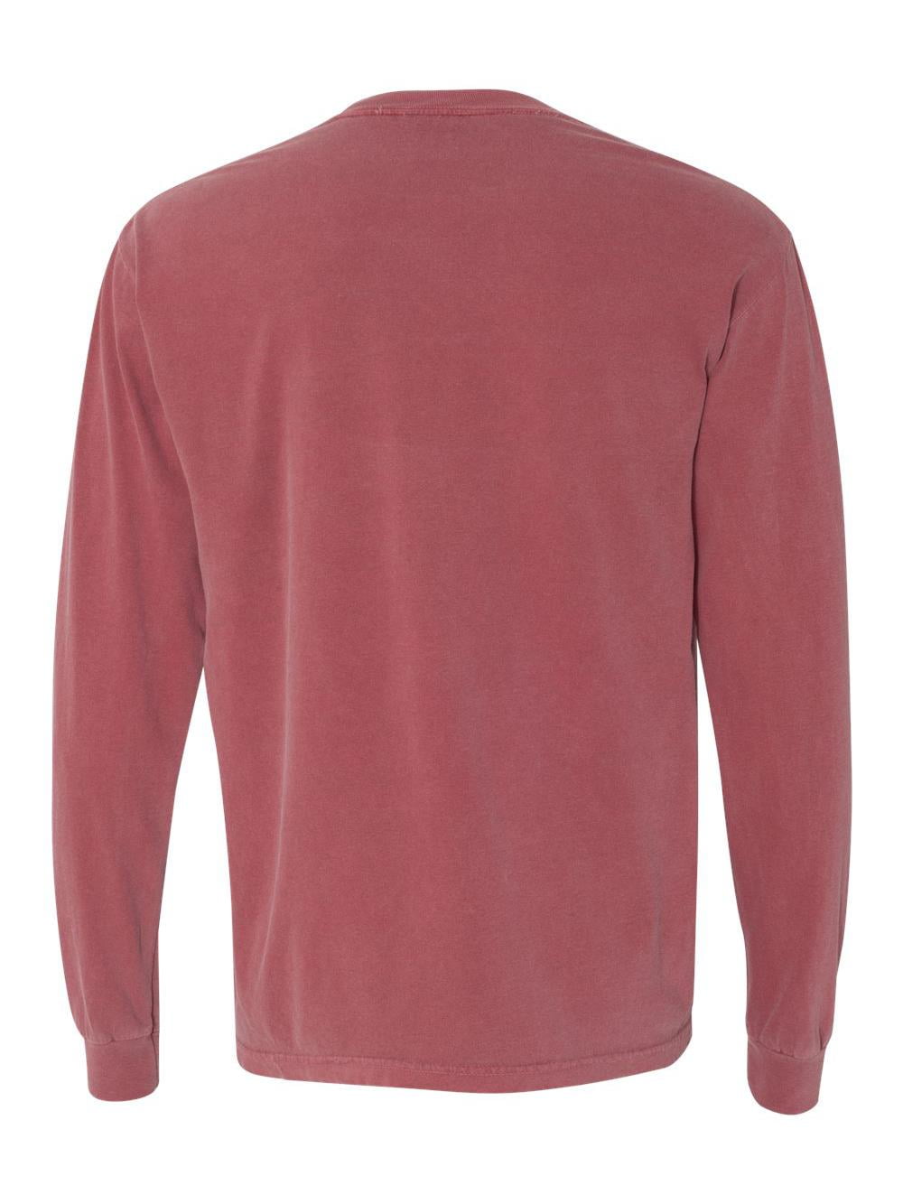 Comfort Colors C6014 Long Sleeve T-Shirt – Garment-Dyed, 6.1 Oz. Cotton, Blue Jean Color