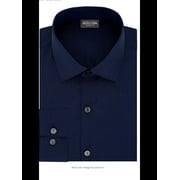 KENNETH COLE Mens Navy Collared Dress Shirt XL 17- 36/37
