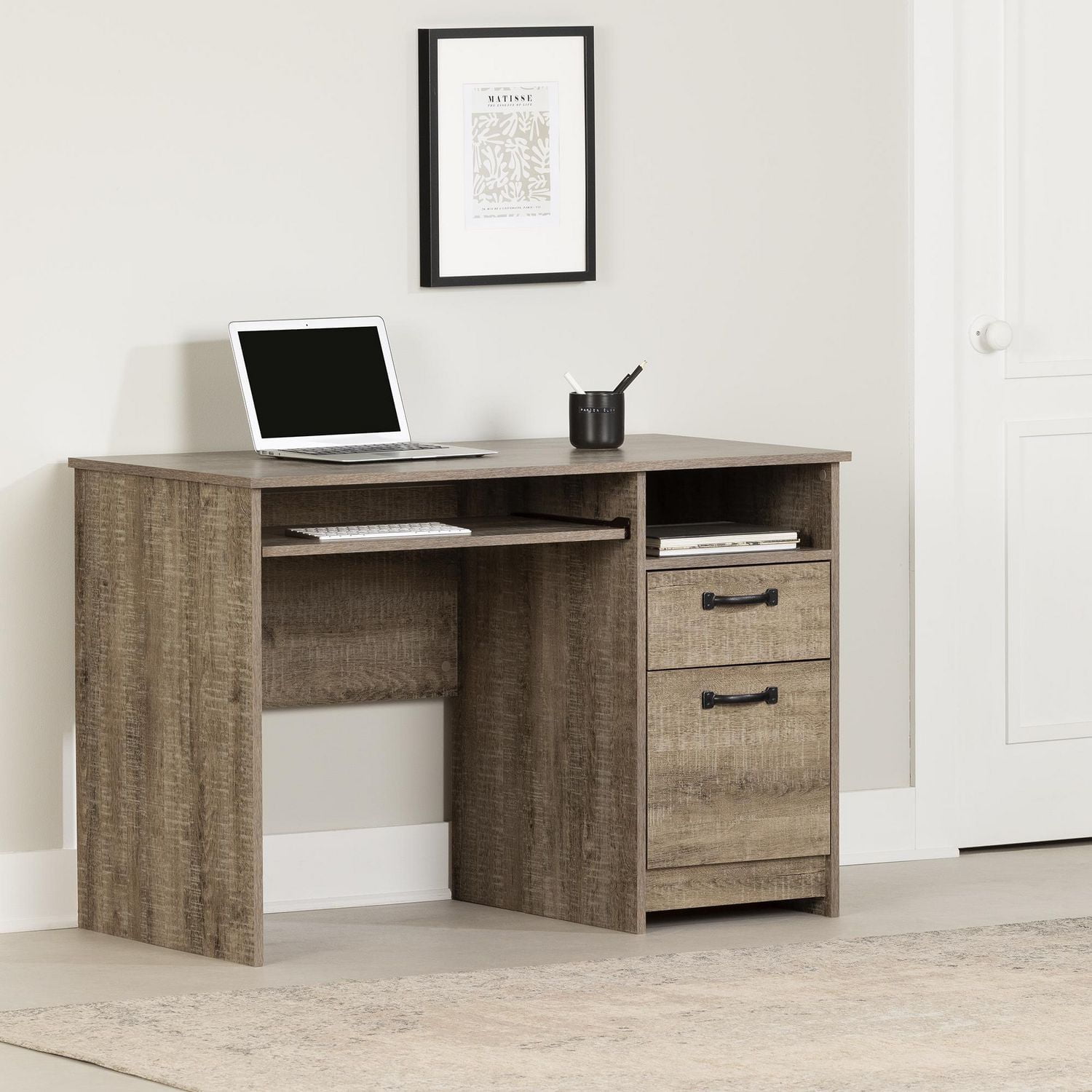 South Shore Tassio Desk Nordik Oak