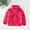 Hot Pink, variant on ATOGUTA Girls Fleece Jacket Zip Up Jacket Warm Outwear Unisex Boys Girls Stand-Up Collar Cute Tops Size 1T-10, Red