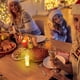 thumbnail image 1 of Fiudx Juego de Velas Navideñas, Vela Sin Llama de Imitación, Decoración Festiva de Escritorio, Funciona con Pilas, Efecto de Iluminación Seguro, Decoración Navideña para El Hogar, Caja de Regalo Incl, 1 of 6