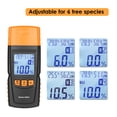 thumbnail image 3 of Kkmoon 3-In-1 Digital Wood Moisture Meter Firewood Water Content Analyzer Ambient Temperature+Humidity+Wood Moisture Tester With Extra Long Probe For Woodworking Lumber Timber, 3 of 7